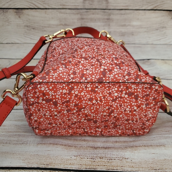 MICHAEL KORS ABBEY Red Floral XSMALL BACKPACK main image 12